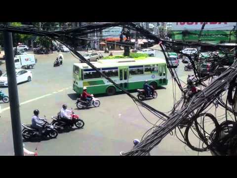 Ho Chi Minh City, Vietnam Traffic Timelapse 2015
