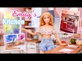 Emily S NEW Kitchen Making A Barbie Doll Room Fridge Oven Sink Drawers Cabinets More