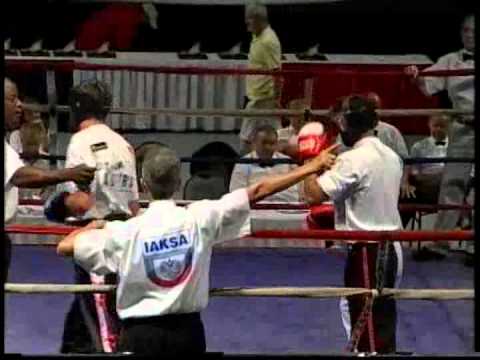 Marc Monsour Canada vs Jurgen Widauer Austria 2003 IAKSA World Kickbxong Championships