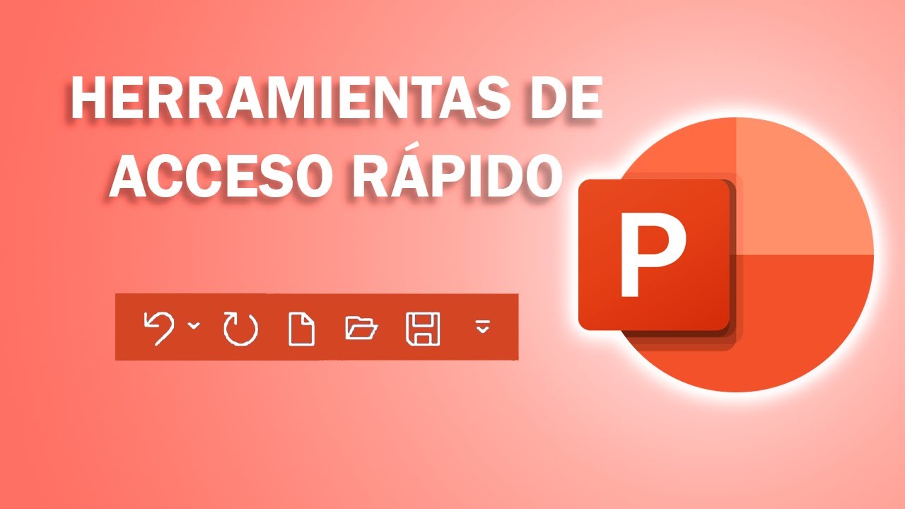 Barra de herramientas de Acceso Rápido en PowerPoint