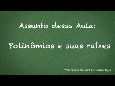 Polinômios e suas raízes