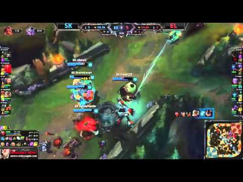 SK Fredy122 Tahm Kench VS Elements Froggen Varus Highlights   2015 EU LCS Summer W9D2
