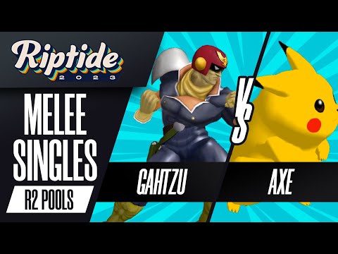 Gahtzu (Captain Falcon) vs Axe (Pikachu) - Melee Singles Round 2 Pools - Riptide 2023