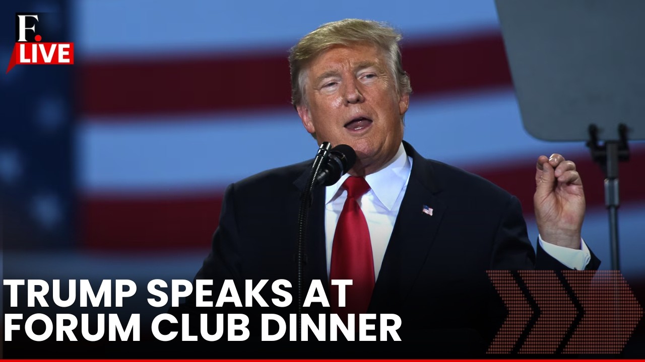 LIVE: US President Donald Trump Delivers Keynote at Forum Club Dinner in Palm Beach
