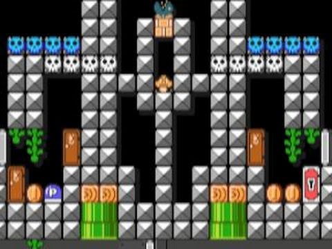 Bowser Jr.'s Mechanical Castle! ~ from Chris ~ SUPER MARIO MAKER Gameplay RAW
