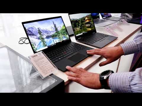 Lenovo ThinkPad X1 Carbon 7th Gen And X1 Yoga 4th Gen Hands-On CES 2019!
