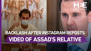 Instagram deletes tweet showing Assad’s relative celebrating birthday after backlash video