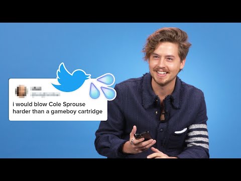 Cole Sprouse Reads Thirst Tweets