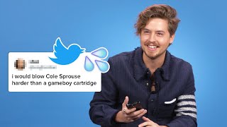 Cole Sprouse Reads Thirst Tweets