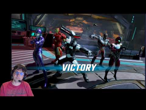 War Offense - 375k Power Armor vs 457k Young Avengers - Marvel Strike Force
