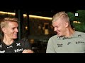 Erling Haaland and Martin Ødegaard funny interview (English subs)