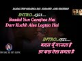 Badal Yun Garajta Hai Karaoke With Scrolling Lyrics Eng  & हिंदी