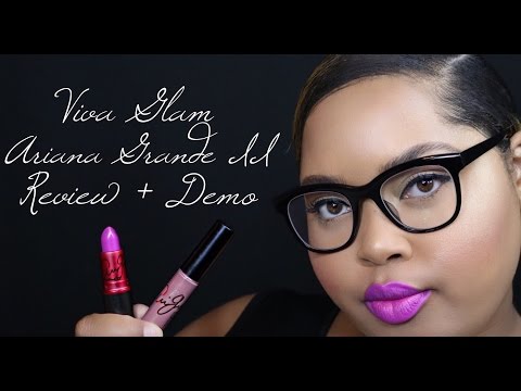 Viva Glam Ariana Grande II Lipstick + Lipglass | Review + Try On Video