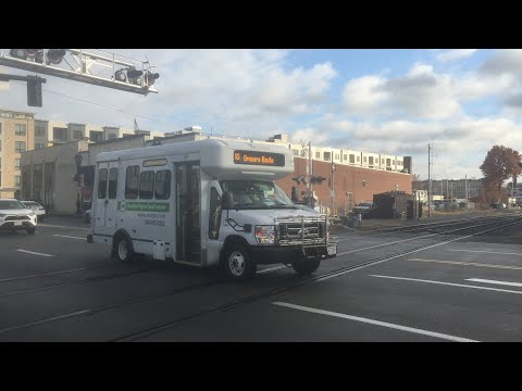 MWRTA E-350 #167 on Route 4G Grocery Route in Downtown Framingham