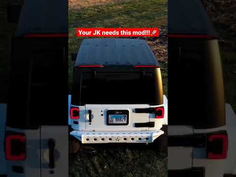 Our Wing Tail Light is a MUST to level up the look of your #jeepjk !🚀#xkglow #jeep #jk #jeepwrangler