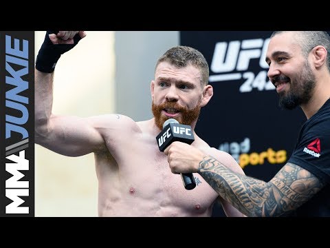 Paul Felder open workouts interview at UFC 242