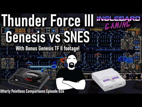 Thunder Force III Genesis Vs Thunder Spirits SNES