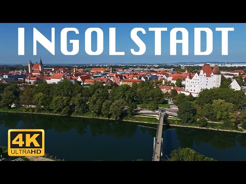 Ingolstadt , Germany 🇩🇪 | 4K Drone Footage (With Subtitles)