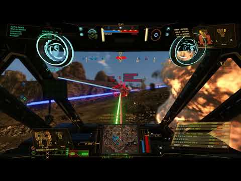 MWO Tier 5 : Bushwacker ( BSW-S2 ) - Streaks and LMGs - Canyon ups and downs