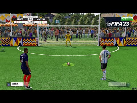 FIFA 23 | France vs. Argentina | Penalty Shootout | Messi vs Mbappe - Gameplay PC