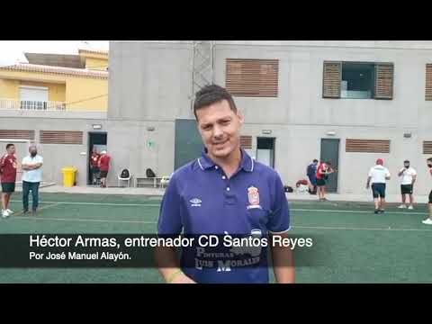 Héctor Armas, entrenador CD Santos Reyes