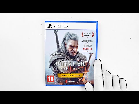 The Witcher 3 Wild Hunt COMPLETE EDITION PS5 Unboxing