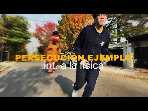 PERSECUCIÓN PREHISTÓRICA (Ejemplo para int. a la física)