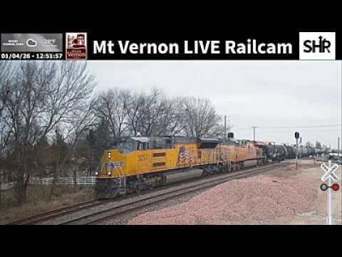 Live webcam view of Mount Vernon Live Railcam