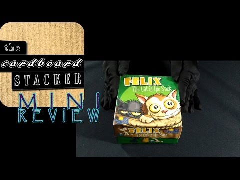 Felix - The Cat in the Sack - A Mini Review by the Cardboard Stacker