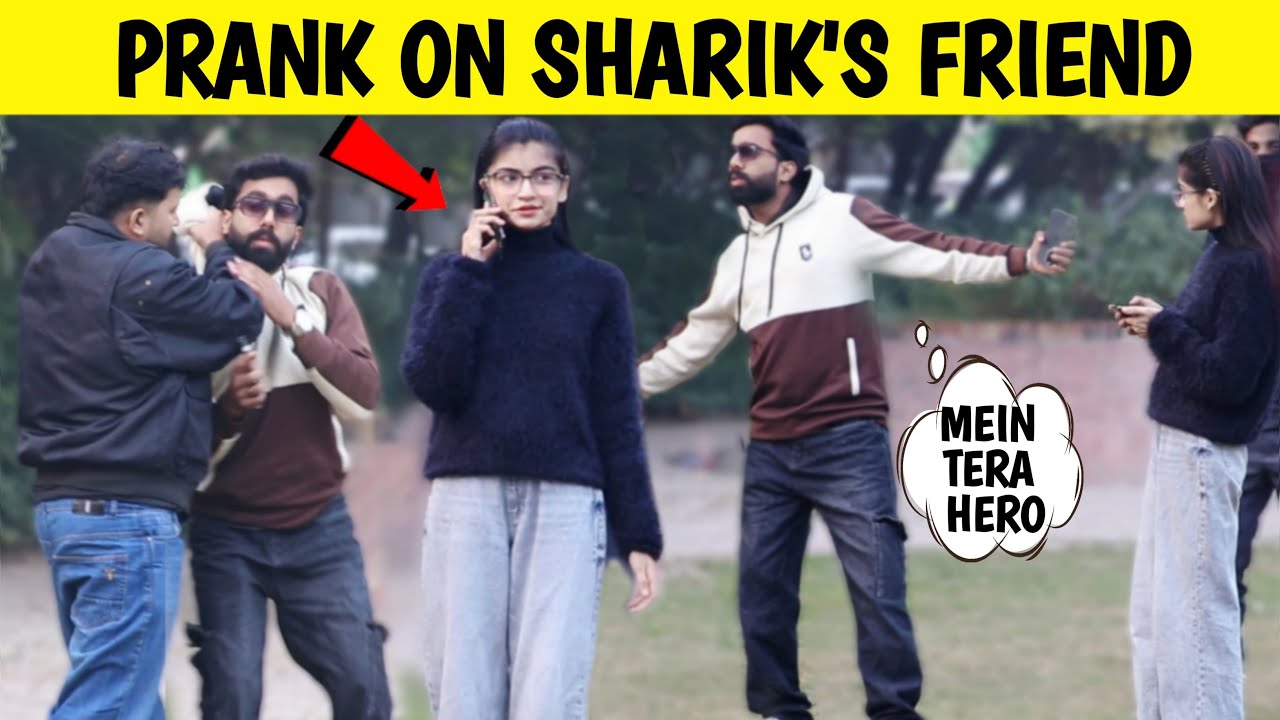 Prank On Sharik’s Beautiful Model || 🤣 Funniest Reaction || by Iqbal Malik & Sharik Shah@sharikshah 