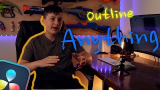 How To Create An Animated Outline In DaVinci Resolve