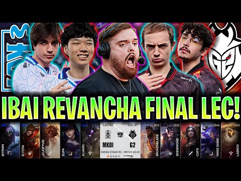 IBAI CASTEA la REVANCHA de KOI y G2 en EL MUNDIAL!😱 | KOI vs G2 WORLDS SWISS STAGE 2025 ESPAÑOL IBAI
