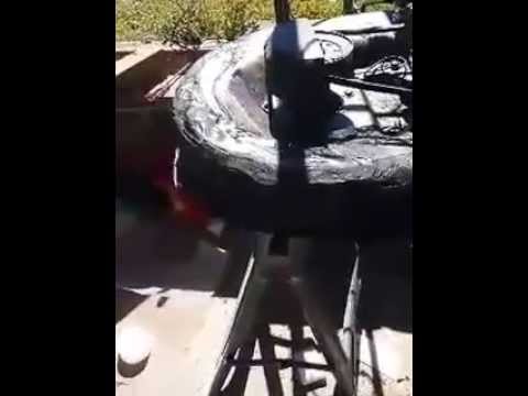 Mower deck rust repair