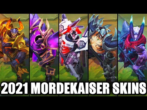 All Mordekaiser Skins Spotlight 2021 (League of Legends)