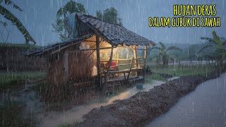 Download lagu Heavy rain with lightning in the rice field hut mp3 Download lagu Heavy rain with lightning in the rice field hut mp3