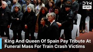 Spain’s Royals Attend Funeral Mass Honoring Victims Of Tragic Train Crash In Huelva | AQ1F