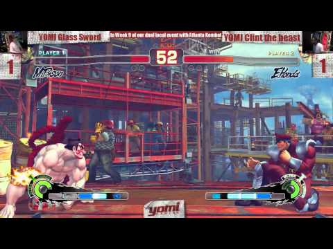 Yomi Gaming Kombat Tuesday Week 9 Loser's Bracket YOMI Glass Sword vs YOMI Clint the Beast