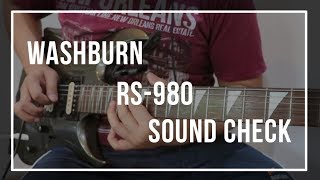 Video thumbnail for Washburn RS-980 Sound Check by Yothana Thanasak