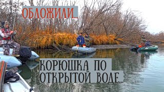 Ловля корюшки на открытой воде в неведении