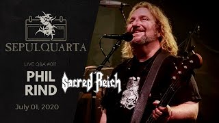 SepulQuarta - LIVE Q&amp;A with Phil Rind (Sacred Reich), Andreas &amp; Paulo (Sepultura #011)