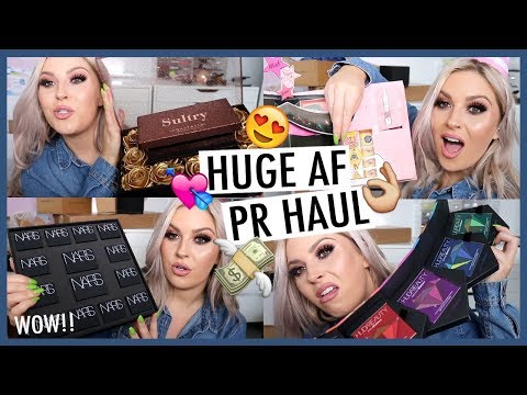 PR UNBOXING HAUL!  💕🎁 Loads of FREE Makeup & GIVEAWAY! 🤯 Video