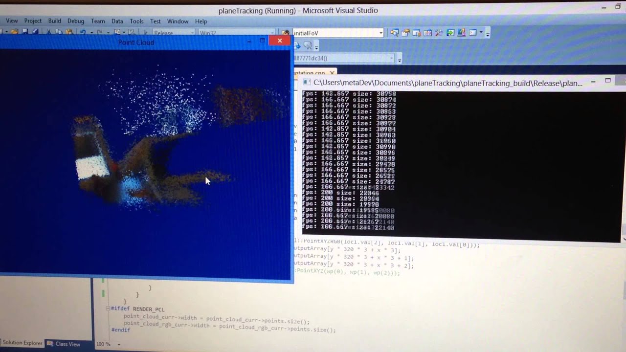real-time point cloud rendering (OpenGL + OpenCL)
