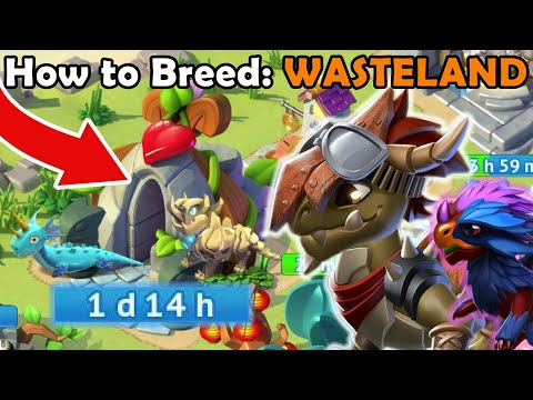 How to Breed the WASTELAND DRAGON + COCKEREL DRAGON! SUCCESSFUL JUNE DOTM BREED 2ND TRY! - DML #1347
