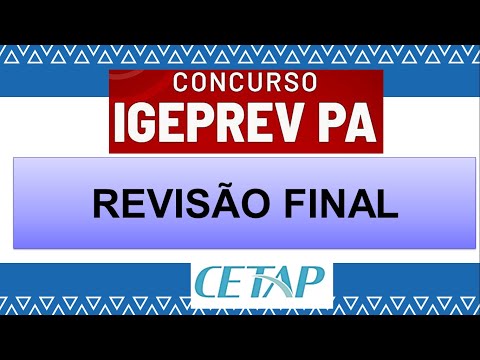 REVISÃO IGEPREV - CETAP