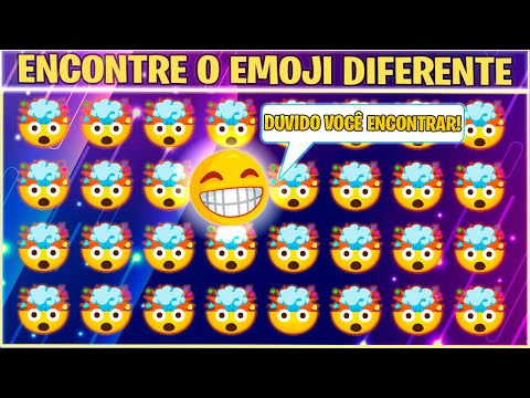 QUIZ -ENCONTRE O EMOJI DIFERENTE Parte 3 /Ache o diferente / Diversão em QUIZ