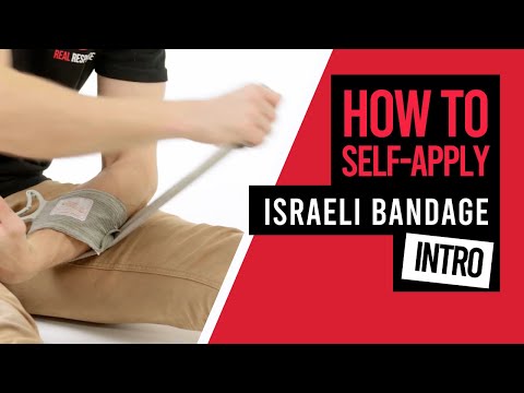 How to self apply an Israeli (Emergency) bandage