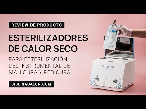 Esterilizador Horno de calor seco para esterilización del instrumental de manicura y pedicura