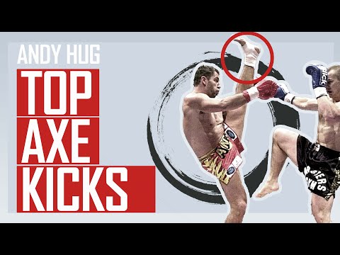Andy Hug Axe kicks compilation, best kicks