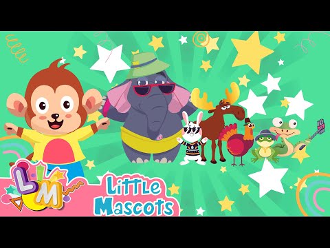 Funky Animals | Little Mascots Nursery Rhymes & Kids Songs