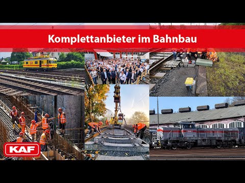 KAF Falkenhahn – Komplettanbieter im Bahnbau.